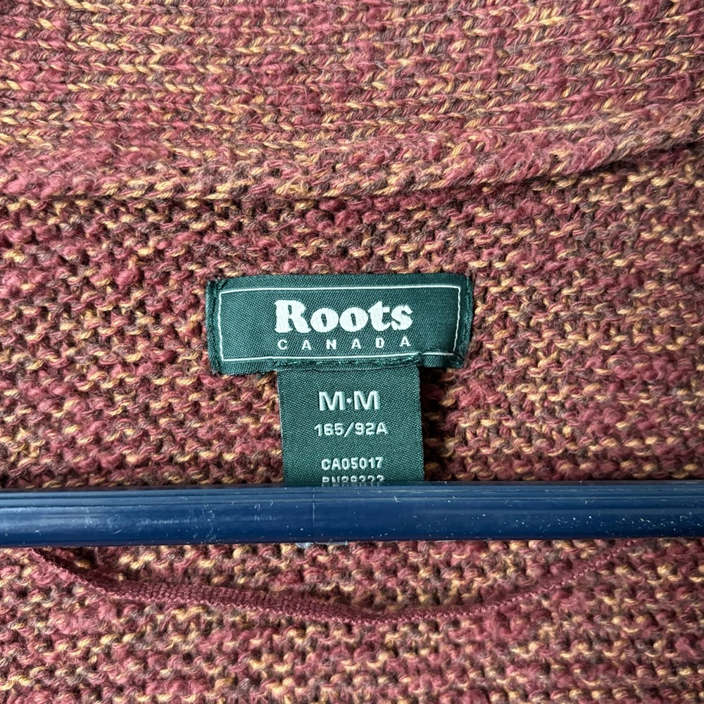 Roots Rust Color Long Open Cotton Cardigan - Picture 11 of 13